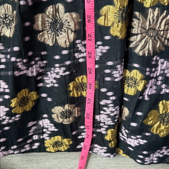 Anthropologie Jacquard A-Line Mini Dress 4 - Picture 11 of 12